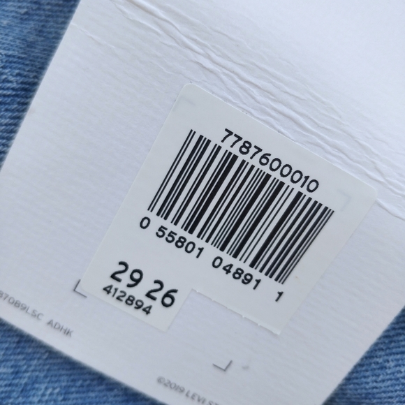 Levi's Ribcage High-Rise Crop Flare Jeans 29 - Picture 9 of 15